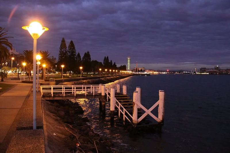 Newcastle Harbour and the Honeysuckle waterfront