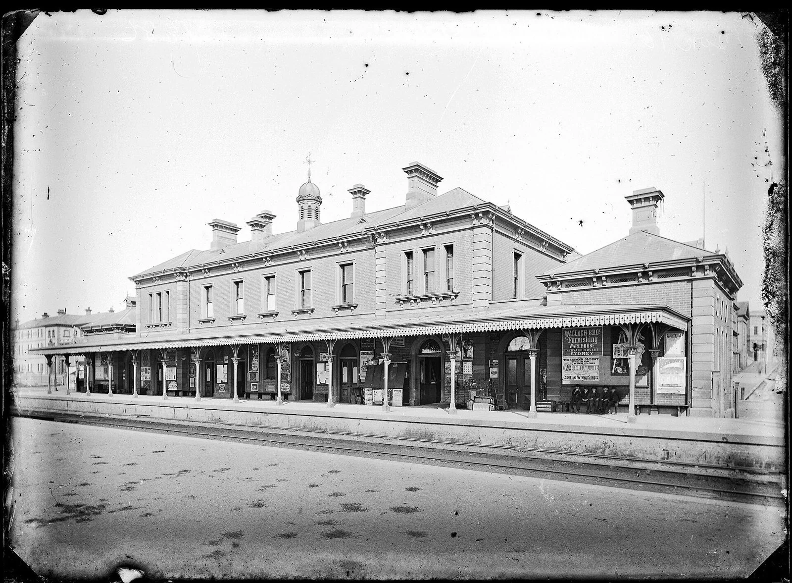 Newcastle railway station in 1886, now The Station, where Homegrown holds its Newcastle market